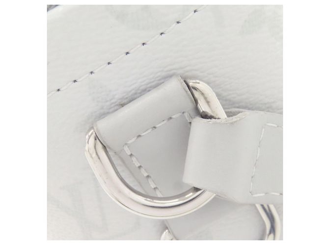 Sac Nano Louis Vuitton avec logo Monogram Chalk Blanc Monogramme - vue 13