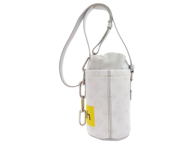 Sac Nano Louis Vuitton avec logo Monogram Chalk Blanc Monogramme - vue 2
