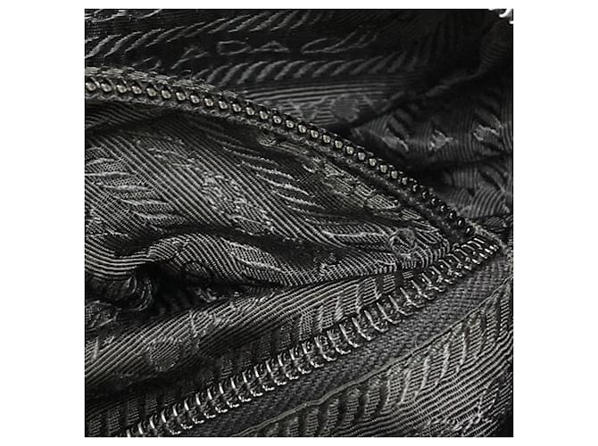 Borsa Tote in Nylon Nero Prada - vista 11