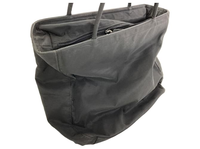 Borsa Tote in Nylon Nero Prada - vista 13
