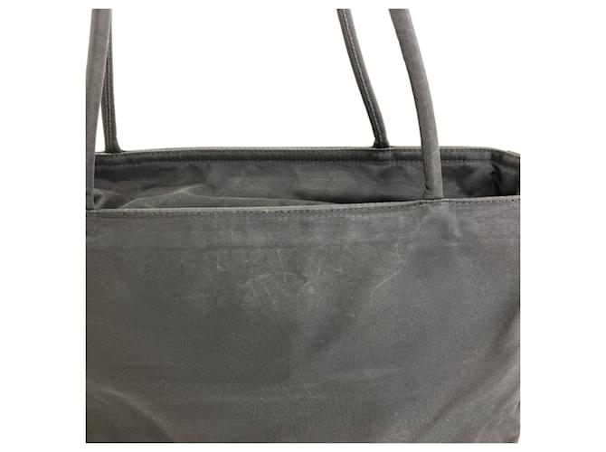 Borsa Tote in Nylon Nero Prada - vista 15