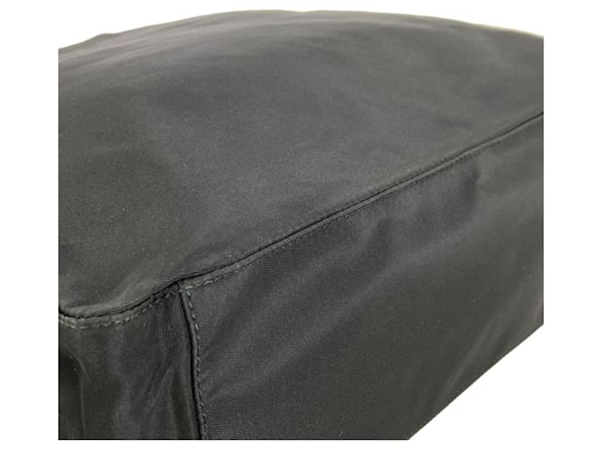 Borsa Tote in Nylon Nero Prada - vista 16