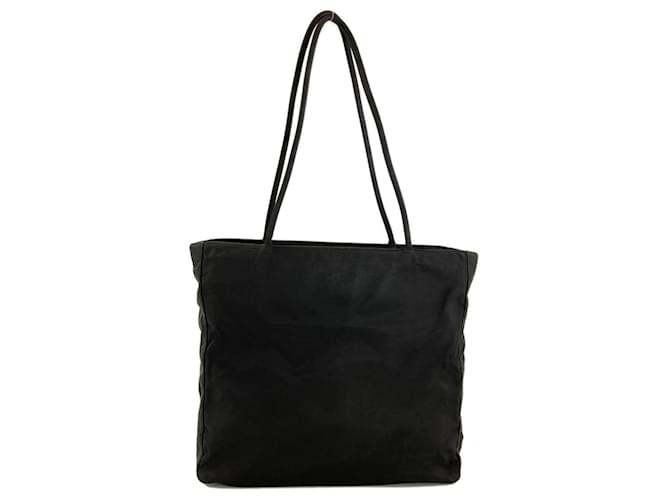 Borsa Tote in Nylon Nero Prada - vista 2