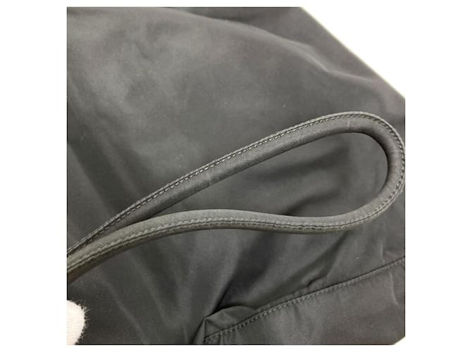 Borsa Tote in Nylon Nero Prada - vista 21