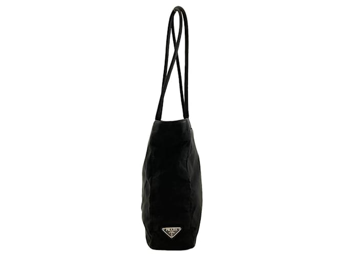 Borsa Tote in Nylon Nero Prada - vista 3
