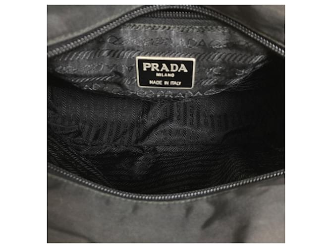 Borsa Tote in Nylon Nero Prada - vista 5