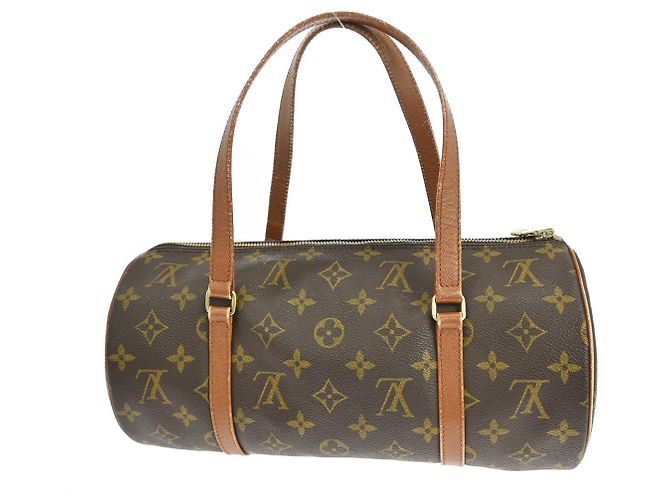 Borsa Louis Vuitton Papillon Monogram Canvas 30 Marrone - vista 2