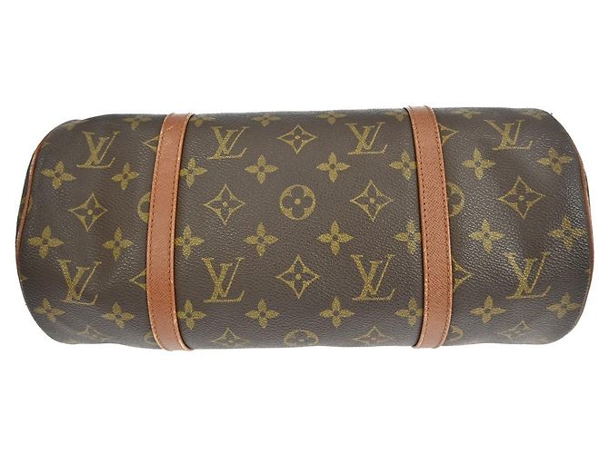 Borsa Louis Vuitton Papillon Monogram Canvas 30 Marrone - vista 7