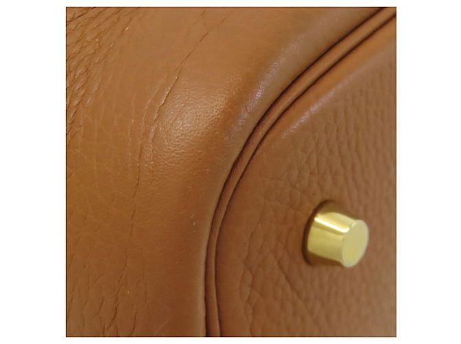 Hermès Bolsa Hermes Picotin Lock MM Gold Dourado - vista 25