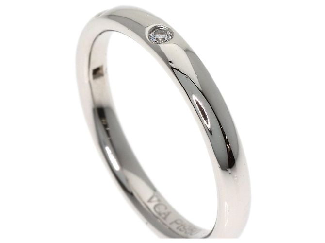 Anello Etoile 3P Diamond in Platino 950 Van Cleef & Arpels - vista 7