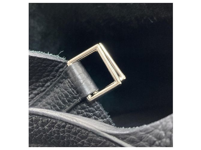 Hermès Hermes Picotin Lock MM Handtasche Schwarz - Ansicht 12