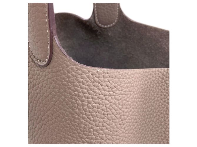 Hermès Borsa Hermes Picotin Lock MM Grigio - vista 11