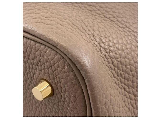 Hermès Borsa Hermes Picotin Lock MM Grigio - vista 14