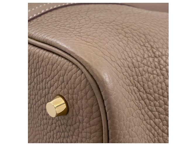 Hermès Borsa Hermes Picotin Lock MM Grigio - vista 16
