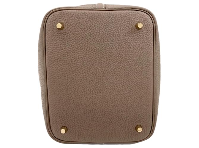 Hermès Borsa Hermes Picotin Lock MM Grigio - vista 4