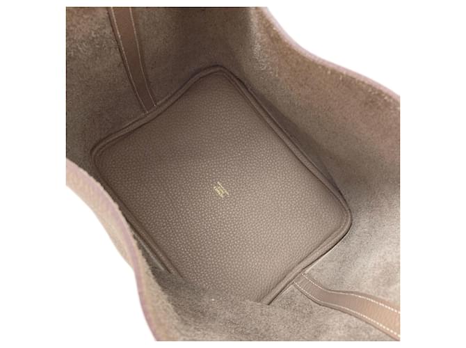 Hermès Borsa Hermes Picotin Lock MM Grigio - vista 5