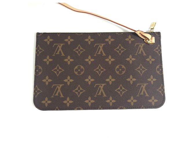Neverfull Louis Vuitton Monogram Canvas Tote Bag Braun Mehrfarben - Ansicht 10