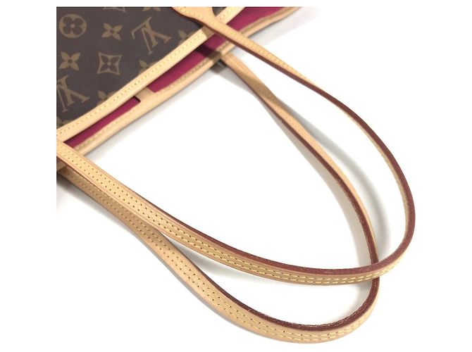 Neverfull Louis Vuitton Monogram Canvas Tote Bag Braun Mehrfarben - Ansicht 8