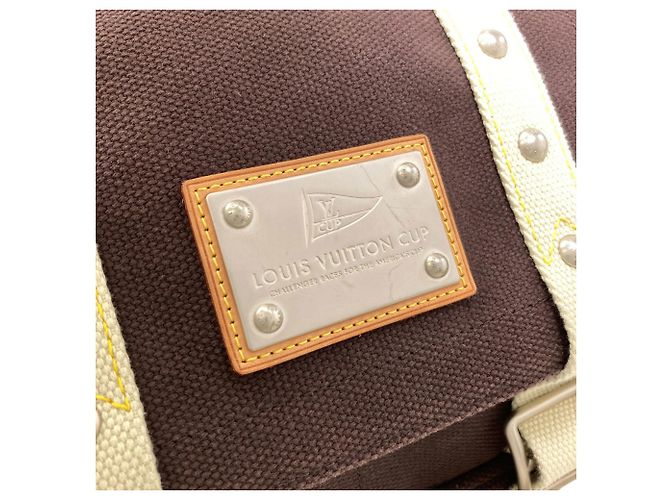 Louis Vuitton M80661 Buzas PM Antigua Borsa a Spalla Marrone - vista 9