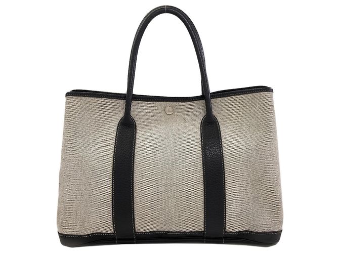 Hermès Borsa Hermes Garden Party PM Marrone - vista 2