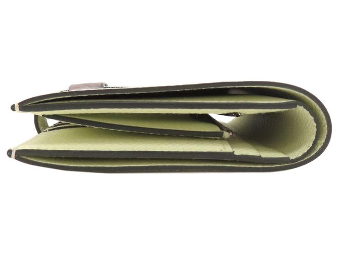 Hermès Hermes Bearn Compact Wallet in Blassgrün - Ansicht 3
