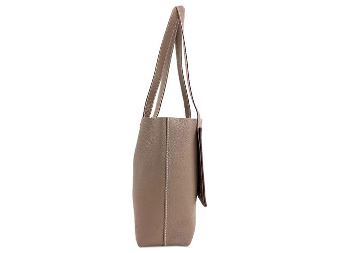 Hermès Borsa Tote Hermes Cabasellier 31 Etoupe Grigio - vista 3
