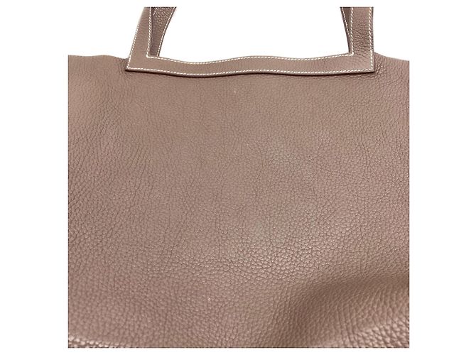 Hermès Borsa Tote Hermes Cabasellier 31 Etoupe Grigio - vista 8