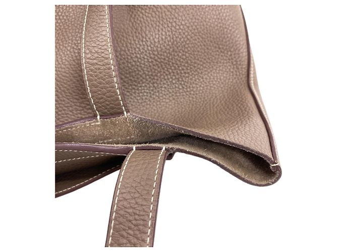 Hermès Borsa Tote Hermes Cabasellier 31 Etoupe Grigio - vista 9