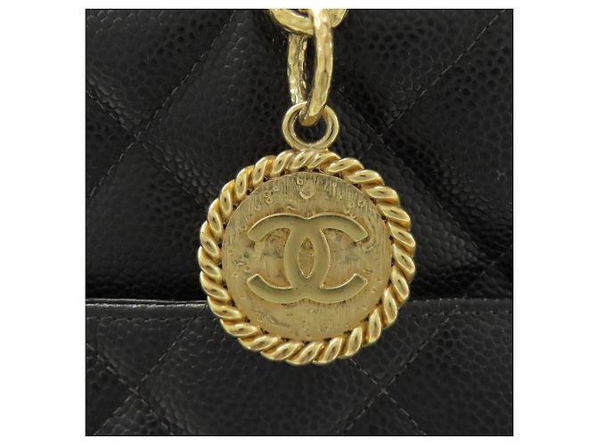 Timeless Borsa Tote Chanel Reissue in pelle di vitello martellata nera Nero - vista 15