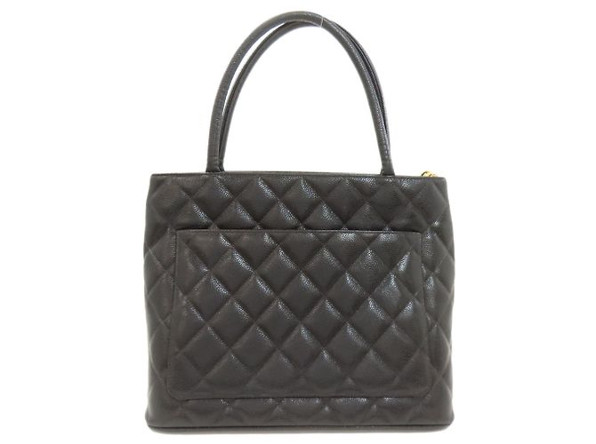 Timeless Borsa Tote Chanel Reissue in pelle di vitello martellata nera Nero - vista 2