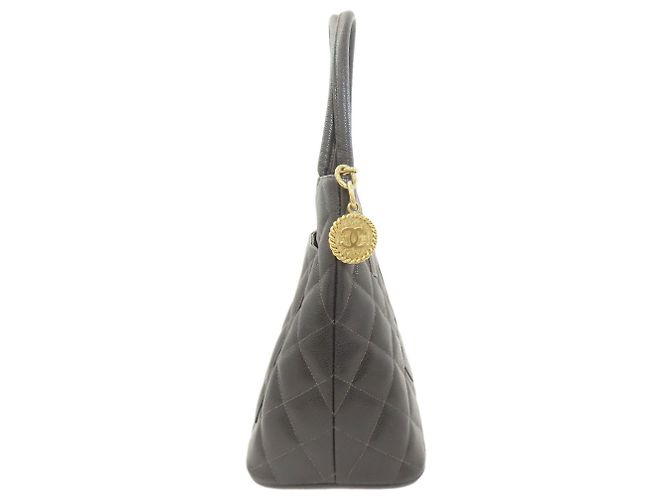 Timeless Borsa Tote Chanel Reissue in pelle di vitello martellata nera Nero - vista 3