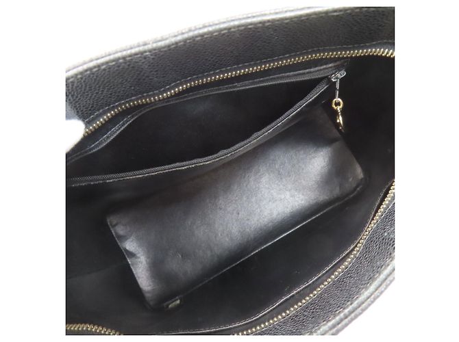 Timeless Borsa Tote Chanel Reissue in pelle di vitello martellata nera Nero - vista 5