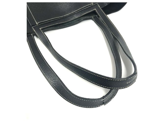 Hermès Borsa Tote Hermes Stitch Cabasellier 46 Nero - vista 10