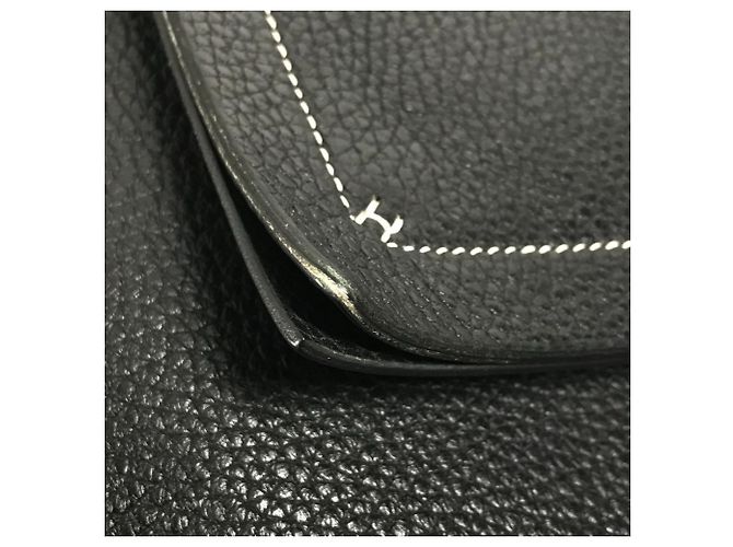Hermès Borsa Tote Hermes Stitch Cabasellier 46 Nero - vista 15