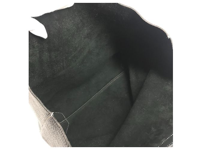 Hermès Borsa Tote Hermes Stitch Cabasellier 46 Nero - vista 17