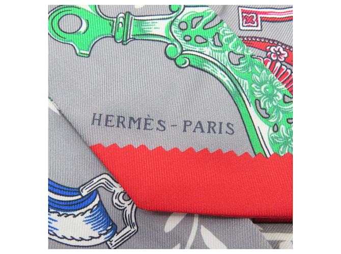 Hermès Hermes Twilly Seidenschal Braun - Ansicht 4