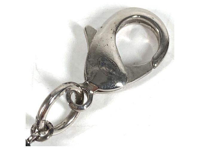 Chanel 16S Airplane Accessory Bag Charm Keychain Nero Bianco - vista 2
