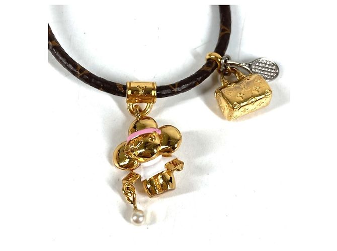 Bracciale Bangle Louis Vuitton Monogram Vivienne Tennis Accessory Marrone - vista 2
