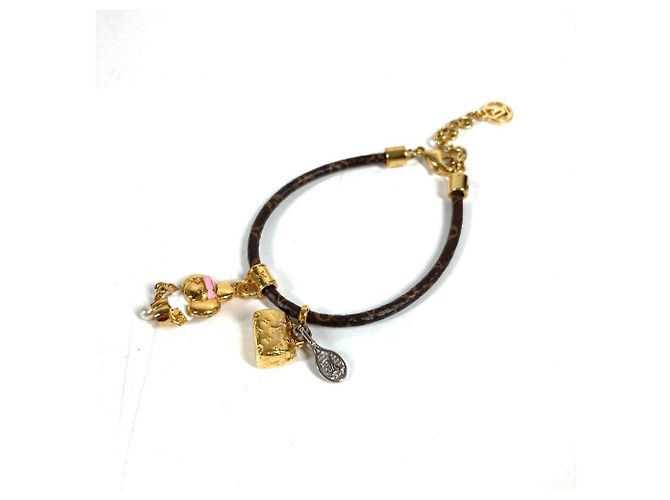 Bracciale Bangle Louis Vuitton Monogram Vivienne Tennis Accessory Marrone - vista 7