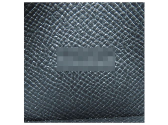 Hermès Bearn Soufflé Long Wallet aus schwarzem Epsom-Leder - Ansicht 8