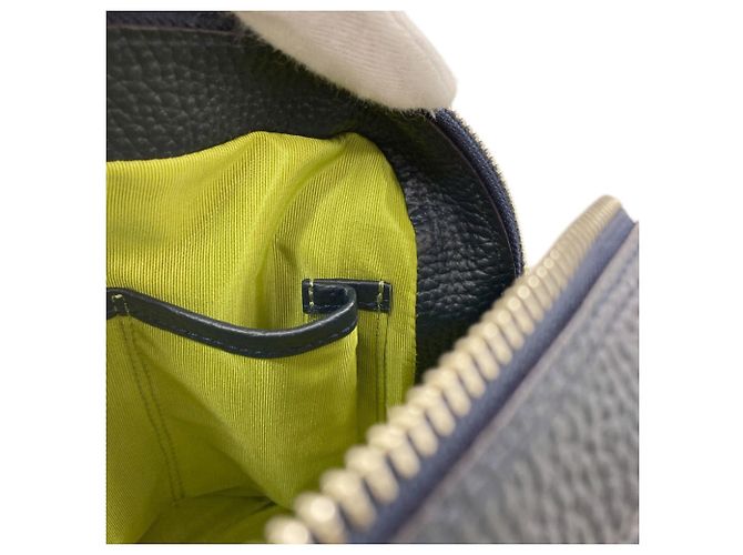 Autre Marque Borsa a mano in pelle A.D.M.J ADMJ Logo da donna Blu navy - vista 10