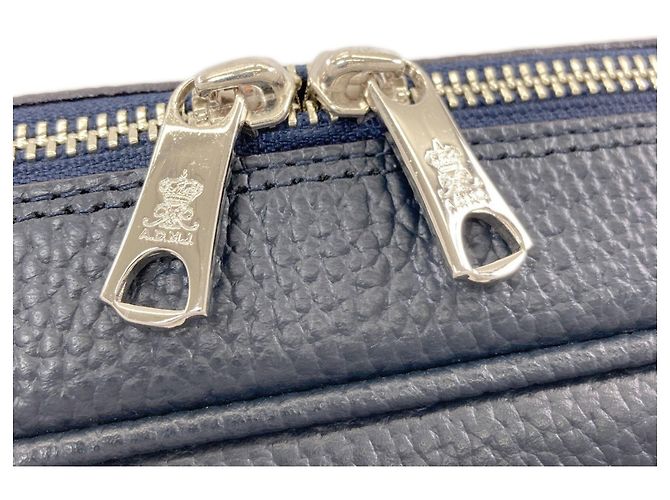 Autre Marque Borsa a mano in pelle A.D.M.J ADMJ Logo da donna Blu navy - vista 11