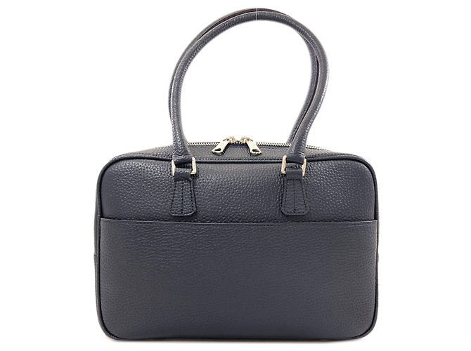 Autre Marque Borsa a mano in pelle A.D.M.J ADMJ Logo da donna Blu navy - vista 2