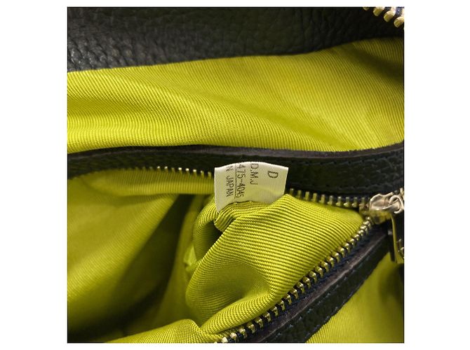 Autre Marque Borsa a mano in pelle A.D.M.J ADMJ Logo da donna Blu navy - vista 7