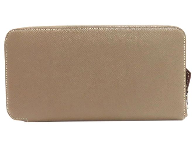 Hermès Hermes Azap Seiden-Langgeldbörse in Etoupe Gray Taupe - Ansicht 2