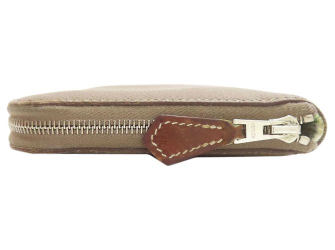 Hermès Hermes Azap Seiden-Langgeldbörse in Etoupe Gray Taupe - Ansicht 3
