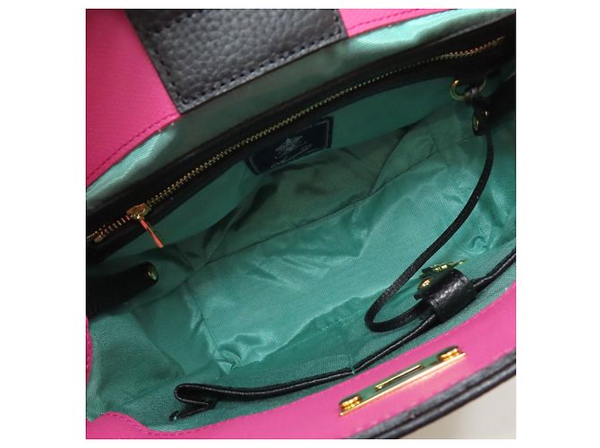 Autre Marque Borsa a mano in pelle con stampa leopardata da donna A.D.M.J Nero - vista 5
