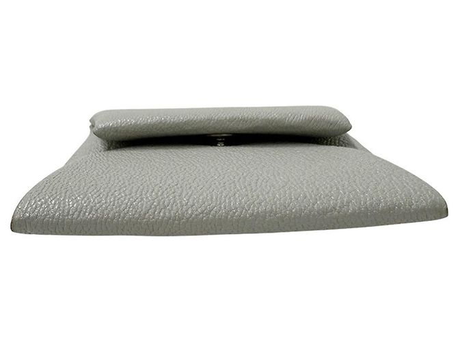 Hermès Monedero Bastia de Hermes en Pearl Gray Gris - vista 3