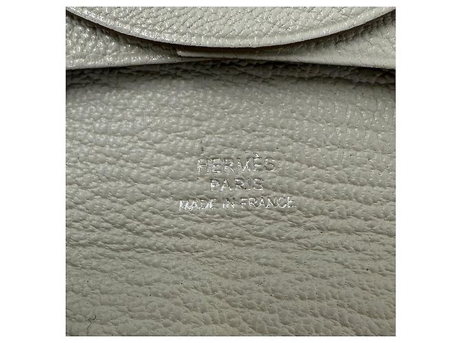 Hermès Monedero Bastia de Hermes en Pearl Gray Gris - vista 8