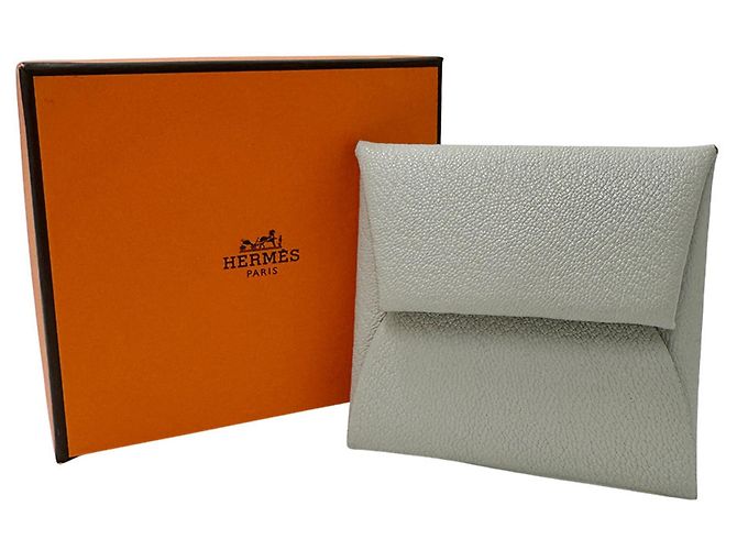 Hermès Monedero Bastia de Hermes en Pearl Gray Gris - vista 9